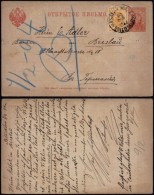 Russia 1894 Postal History Rare Postcard Postal Stationery To Germany DB.384 - Ganzsachen