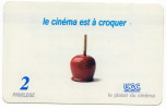 FRANCE CARTE UGC 2 PLACES Numérotée JUILLET 1997 Pomme - Movie Cards