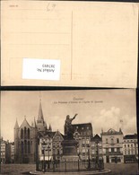 387493,Belgium Tournai La Princesse Epinoy Et Eglise St. Quentin Denkmal Statue Kirch - Andere & Zonder Classificatie