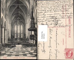 387455,Belgium Liege La Cathedrale Saint-Paul Grande Nef Kirche Innenansicht Kanzel - Other & Unclassified