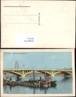 387511,Belgium Liege Pont De Coronmeuse Brücke Dampfer Boote - Sonstige & Ohne Zuordnung