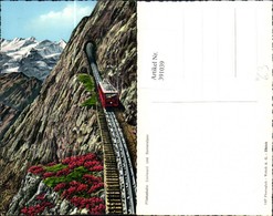 391039,Pilatusbahn Zahnradbahn Bergbahn Eselwand B. Alpnach Bergkulisse Kt Obwalden - Alpnach