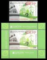 SALE!!! MONTENEGRO CRNA GORA 2016 EUROPA CEPT THINK GREEN Stamp + Souvenir Sheet MNH ** - 2016