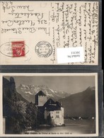 391311,Chateau De Chillon Et Dents Du Midi Schloss B. Veytaux Bergkulisse Kt Waadt - Veytaux