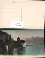 391310,Chateau De Chillon Et La Dent Du Midi Schloss B. Veytaux Bergkulisse Kt Waadt - Veytaux