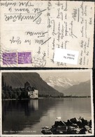 391306,Chateau De Chillon Et Dents Du Midi Schloss B. Veytaux Bergkulisse Kt Waadt - Veytaux