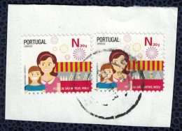 Portugal 2013 Lot 2 Oblitérés Used Festa De Sao Mateus Viseu Fêtes Populaires - Usati