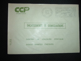 LETTRE CCP ENCAISSEMENTS ET DOMICILIATIONS OBL.MEC.18-2-1977 AUTHON DU PERCHE (28 EURE ET LOIR) - Civil Frank Covers