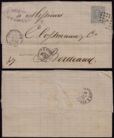 Netherlands 1888 Postal History Rare Cover + Content Amsterdam To Bordeaux France D.1049 - Lettres & Documents