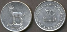 UAE 25, 50 Fils 2007 (1428) A UNC (2 Coins) - Verenigde Arabische Emiraten