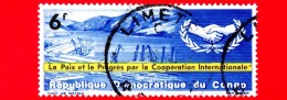 Repubblica Democratica Del CONGO - Usato - 1965 - Anno Internazionale Della Cooperazione - Pace - Progresso - 6 - Usati