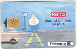 Télécarte 50 - KENO - Games