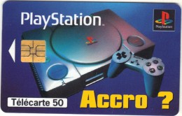 Télécarte 50 - PLAYSTATION - Spelletjes