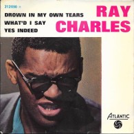 Ray CHARLES-Drown In My Own Tears-super 45 T.(3 Titres) ATLANTIC-BE - Blues