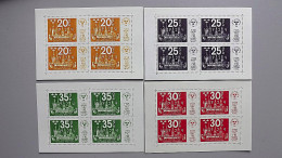 Schweden 866/9 Block 2-5 **/mnh, Internationale Briefmarkenausstellung STOCKHOLMIA ’74 - Blocks & Sheetlets