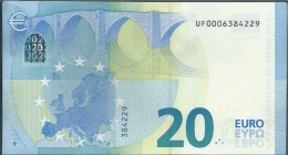 € 20  FRANCE  UF000  U001 F6  DRAGHI  UNC - 20 Euro