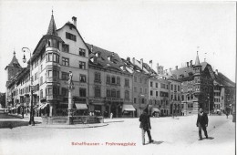 SCHAFFHAUSEN → Frohnwagstadt Mit Pasanten, Ca.1900 - Autres & Non Classés