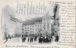 GRUSS AUS SCHAFFHAUSEN → Frohnwagstadt Mit Vielen Kindern 1903 - Other & Unclassified