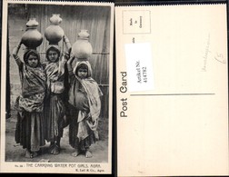 414782,The Carrying Water Pot Girls Agra Indien Volkstypen Asien Wasserträgerinnen - Asien