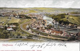 SCHAFFHAUSEN → Schöne Ansicht Aus Einer Anhöhe Mit Dem Bahntrasse 1901 - Andere & Zonder Classificatie