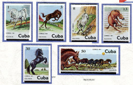 Cuba ** N° 2288 à 2293 - Chevaux De Races - - Ongebruikt