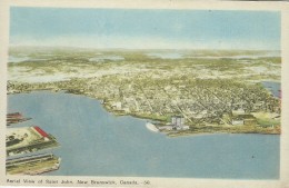 Aerial View Of. St. John. N.B. Canada.  S-2740 - St. John