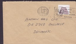 Ireland Slogan Flamme "UNICEF" BAILE ATHA CLIATH 1986 Cover Lettre BALLERUP Denmark - Storia Postale