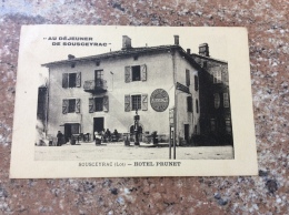 SOUSCEYRAC.  Hotel. PRUNET.  LOt De 2 Cartes    17/7/16 - Sousceyrac