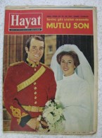 AC - ANNE & MARK PHILLIPS WEDDING CEREMONY, HAYAT MAGAZINE 29 NOVEMBER 1973 - Zeitungen & Zeitschriften