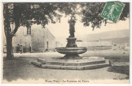 83 - NANS - La Fontaine Du Cours - Edition Gleize - 1909 - Nans-les-Pins