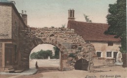 Lincoln.  Old Roman Gate.  Sent To Denmark 1906  S-2743 - Lincoln