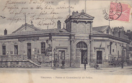 94 - Vincennes - Postes Et Commissariat De Police (animée, 1904) - Vincennes