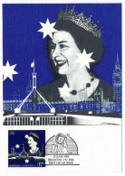 AUSTRALIE - 4 Cartes Maximum - Emission Commune Avec GB - "British Heritage" 21 Juin 1988 - Familles Royales