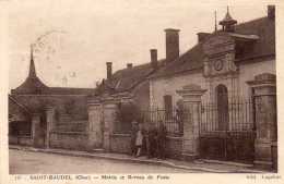 CPA - SAINT-BAUDEL (18) - Aspect De La Mairie Et Du Bureau De Poste En 1936 - Autres Communes