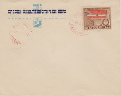 Yougoslavie. Yugoslavia. 1er Anniversaire De La Libération De Belgrade. Sur Enveloppe Avec Cachet 20octobre 1945 - Altri & Non Classificati