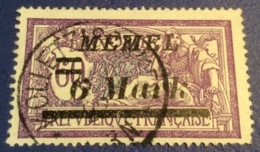 Memel Stempel KOLLETZISCHKEN 1922 Geprüft Dr. Petersen BPP Michel 92 Merson (Memelgebiet - Gebruikt