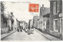 PERTHES (77) Rue De La Planche Belle Animation - Perthes