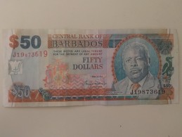 BARBADOS $2, $5, $10, $20, $50 Used - Barbados