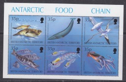 British Antarctic Territory 1994 Antarctic Food Chain M/s ** Mnh (31232) - Unused Stamps