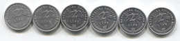 CROATIA - 2 Lipe, 1993 - 2006. Lot 6 Pcs - Kroatië