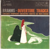 BRAHMS OUVERTURE TRAGICA FRITZ REINER NM/NM - Klassik