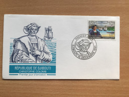 Djibouti Dschibuti 1991 FDC Christophe Colomb Columbus Kolumbus Sailing America Discovering Mi. 561 - Dschibuti (1977-...)