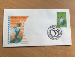 Djibouti Dschibuti 1994/1995 FDC 50 Ans ONU 50 Years UN 50 Jahre UNO Mi. 606 - UNO