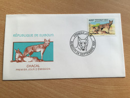 Djibouti Dschibuti 1994 FDC Chacal Commun Schakel  Fauna Mi. 604 RARE !! - Dschibuti (1977-...)