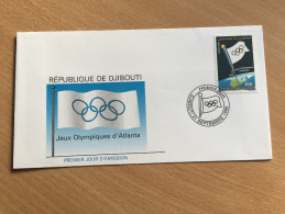 Djibouti Dschibuti 1996 FDC Jeux Olympiques Atlanta Olympische Spiele Olympia Olympics Mi. 624 RARE !! - Dschibuti (1977-...)