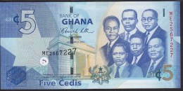 Ghana 5 Cedis 2015 P38 UNC - Ghana