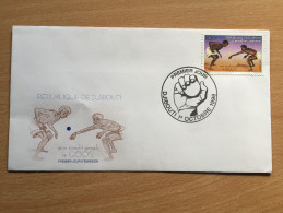 Djibouti Dschibuti 1998 FDC Jeux Traditionnels Games Spiele Goos Mi. 671 - Yibuti (1977-...)