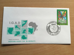 Djibouti Dschibuti 1998 FDC IGAD Mi. 670 - Djibouti (1977-...)