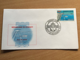 Djibouti Dschibuti 1998 FDC Edifices Publics Port De Pêche Harbour Hafen Mi. 672 - Djibouti (1977-...)