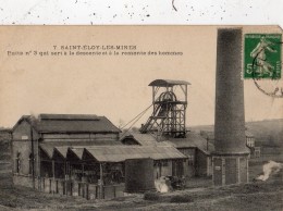 SAINT-ELOY-LES-MINES PUITS NUMERO 3 QUI SERT A LA DESCENTE A LA REMONTE DES HOMMES - Saint Eloy Les Mines